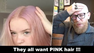 They ALL want pink ! - Hair Buddha reaction video #hair #beauty