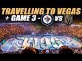 Travelling to Vegas + Game 3 WPG vs VGK Vlog!