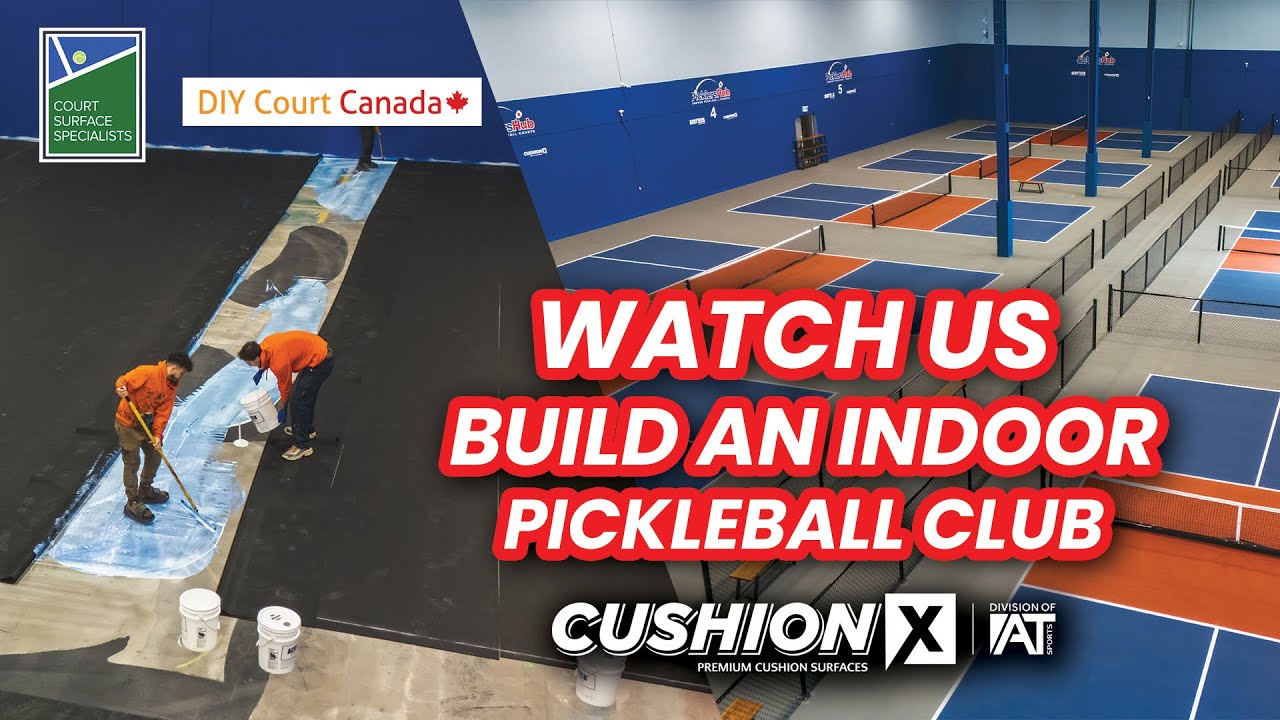 Start To Finish: Watch Us Build 9 Indoor CushionX Pickleball Courts ...