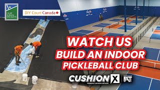 Start To Finish: Watch Us Build 9 Indoor CushionX Pickleball Courts