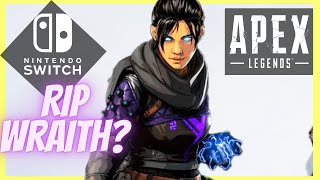 Apex Legends Nintendo Switch Gameplay - Season 10 Wraith