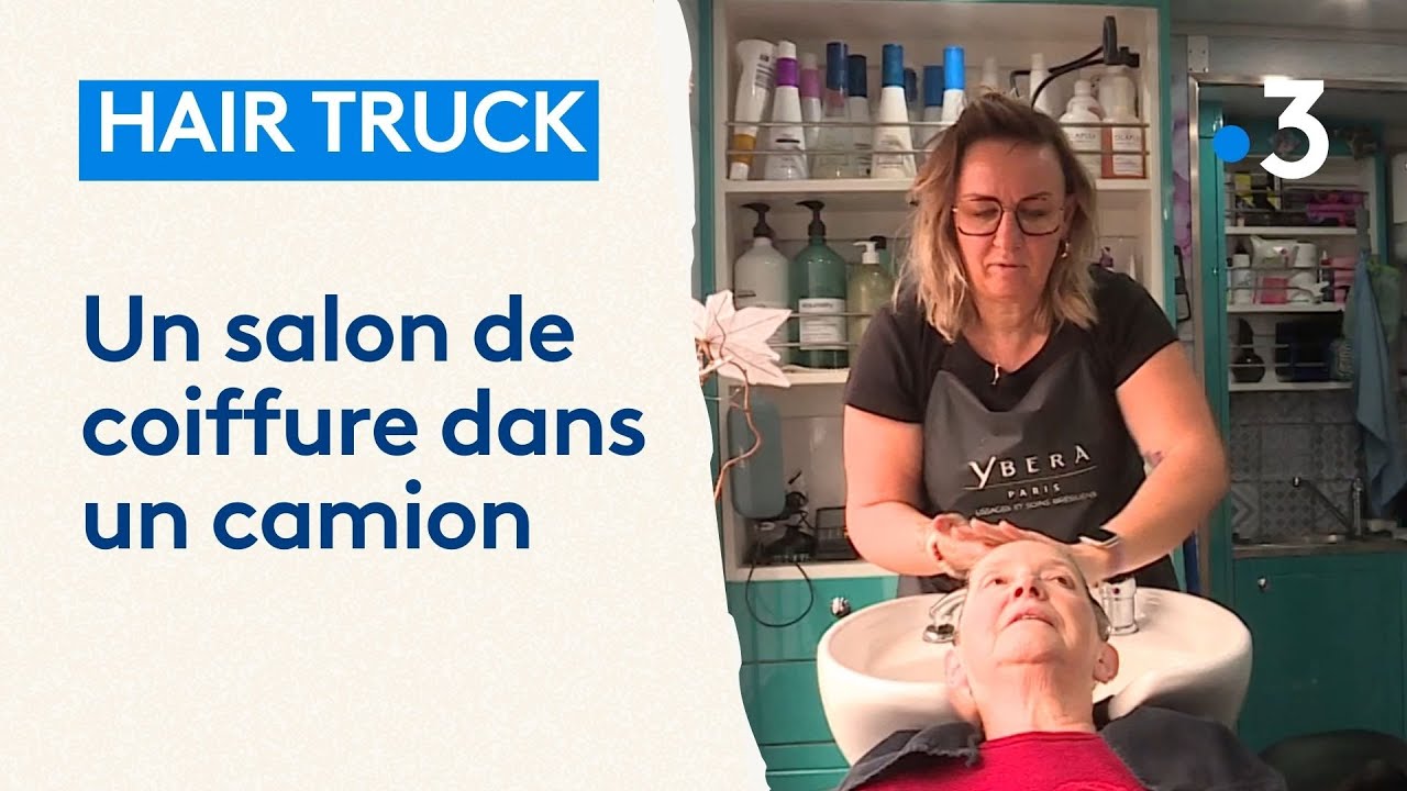 Hair truck : un salon de coiffure dans un camion, 