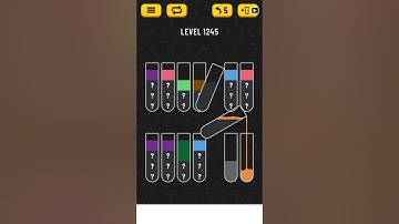 【Water Sort Puzzle】 Level 1245