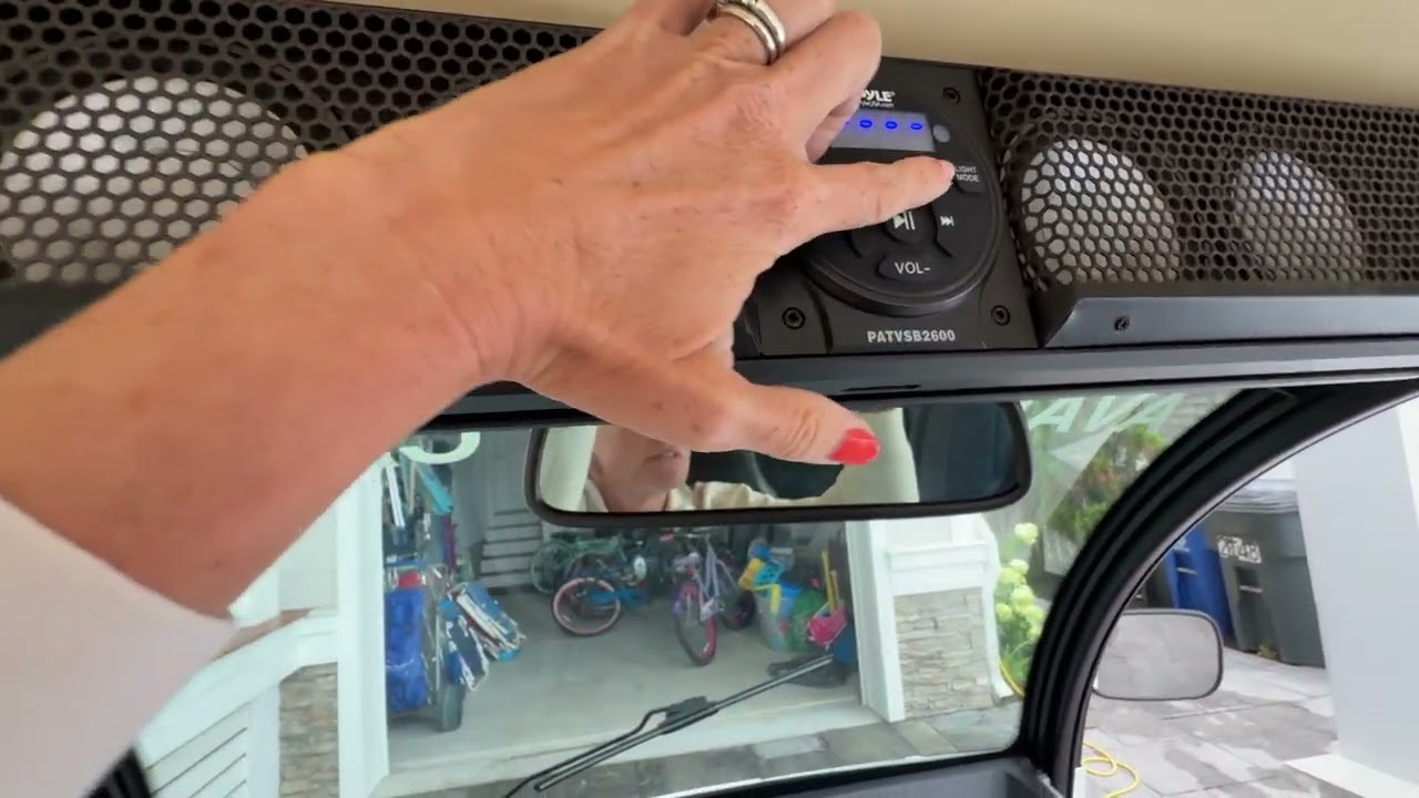 Pyle 36" Marine Sound Bar Speaker System for ATV/UTV with Bluetooth- what makes this ideal!