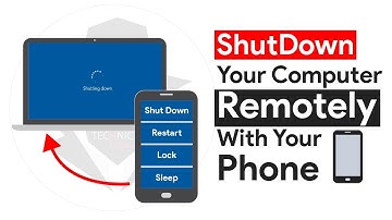 How to Shutdown, Restart, Lock Computer Remotely Using Phone