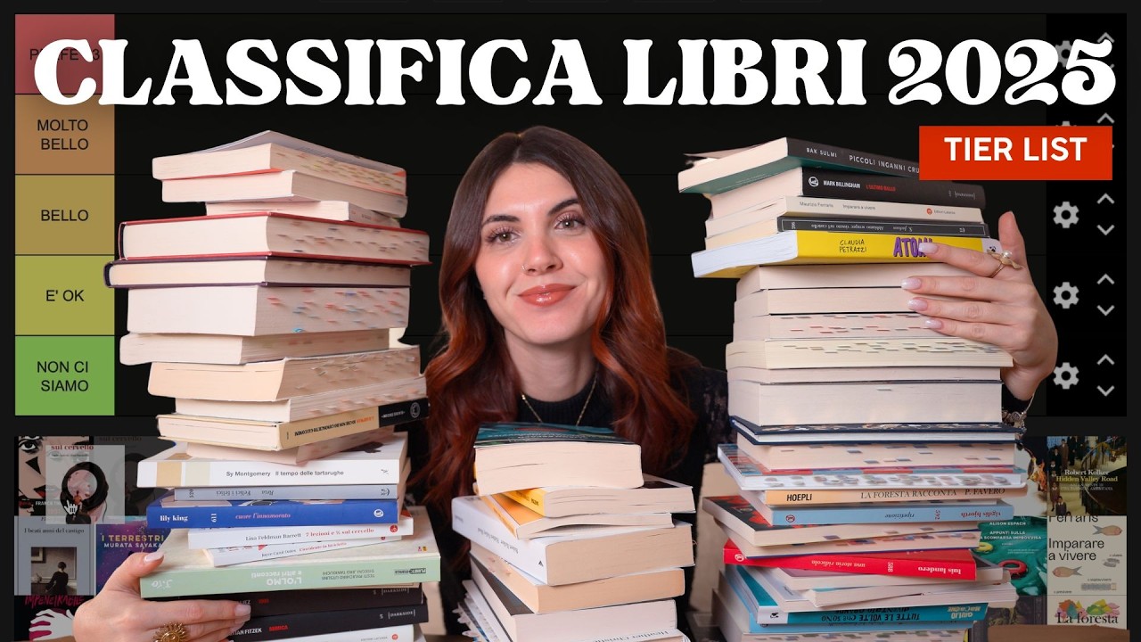 Classifico i libri letti nel 2025 📚 TIER LIST