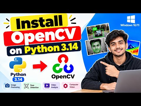 How to Install OpenCV on Python 3.14 in Windows 10/11| Step-by-Step Guide
