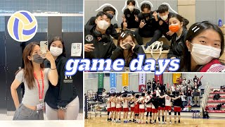 BUSY student diaries // volleyball manager, haikyuu IRL, tournament finals