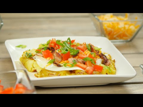 How to Make Colorado Waffle Iron Potatoes