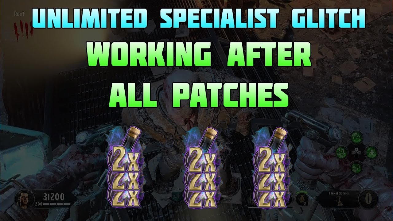 Bo4 Zombies *SOLO* Unlimited Specialist Glitch! WORKING AFTER PATCHES! Black Ops 4 Zombies Glitches!