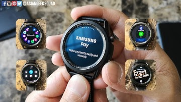 Samsung Galaxy Watch 3 (Navigate and Customize - Quick Panel, Apps, Widgets, Notifications)