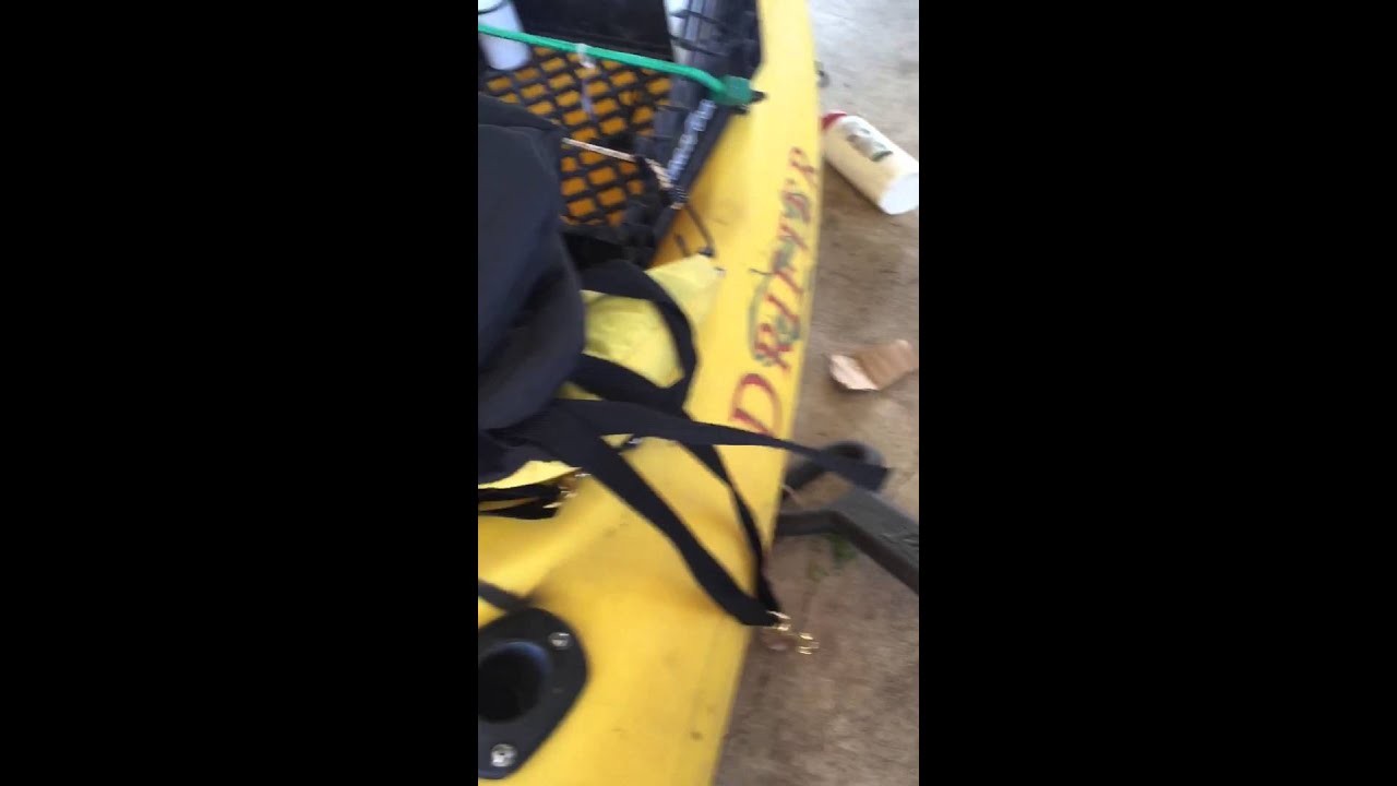 Ocean Kayak high back seat - YouTube