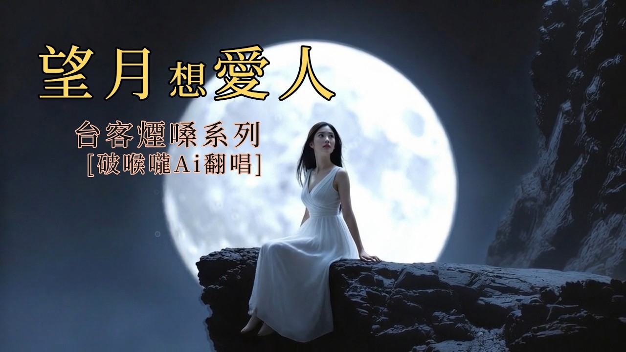 望月想愛人  [破喉嚨Ai翻唱]  希望會陪伴妳身邊 但是我 惦在他鄉 只有忍耐 只有忍耐 望月想妳
