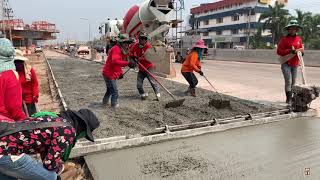 Concrete Pavement 0.25 M. (Thailand) ถนนคอนกรีตประเทศไทย