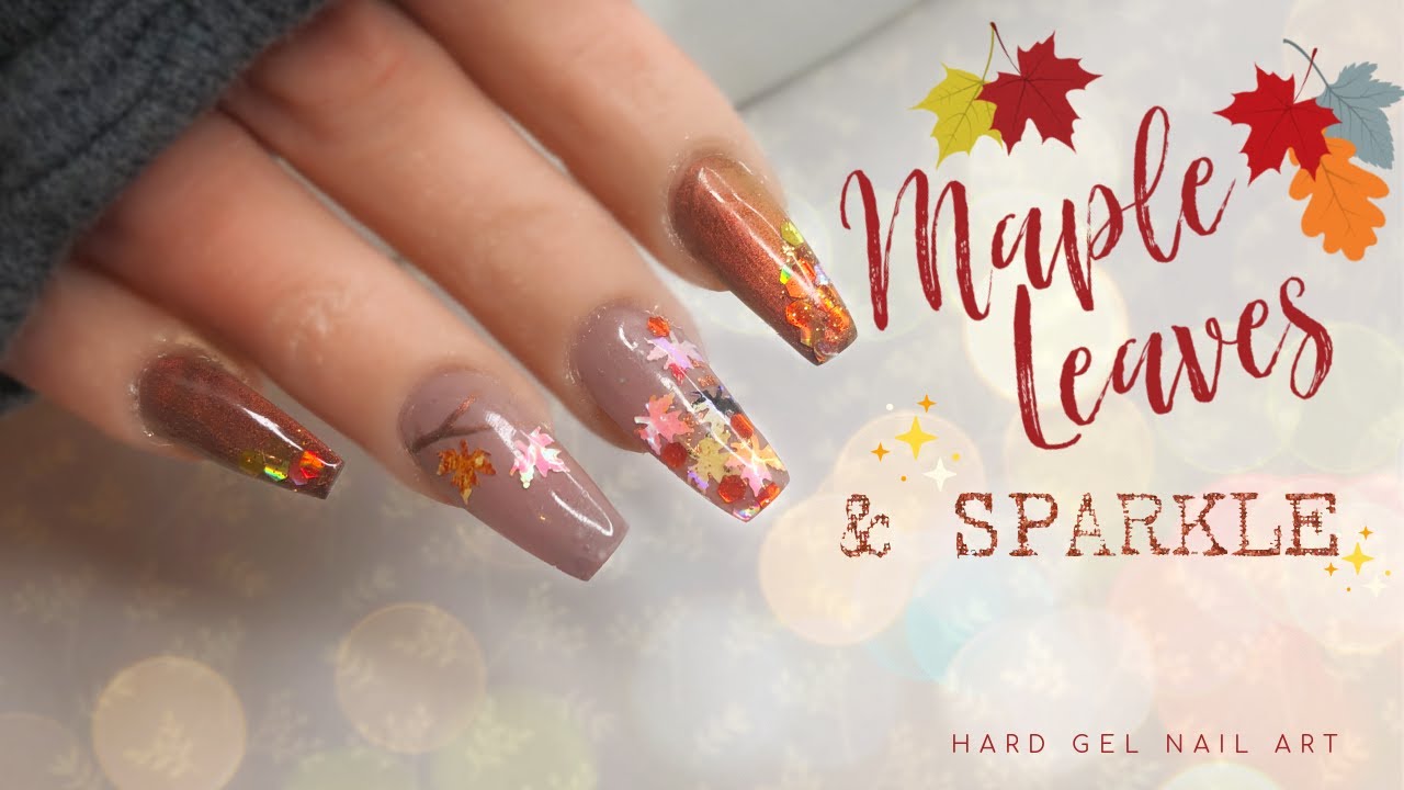 Simple Maple Leaf Nail Art Tutorial - wide 2