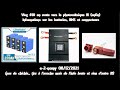 Vlog 10 en route vers le photovoltaque  informations sur les batteries bms et connecteur