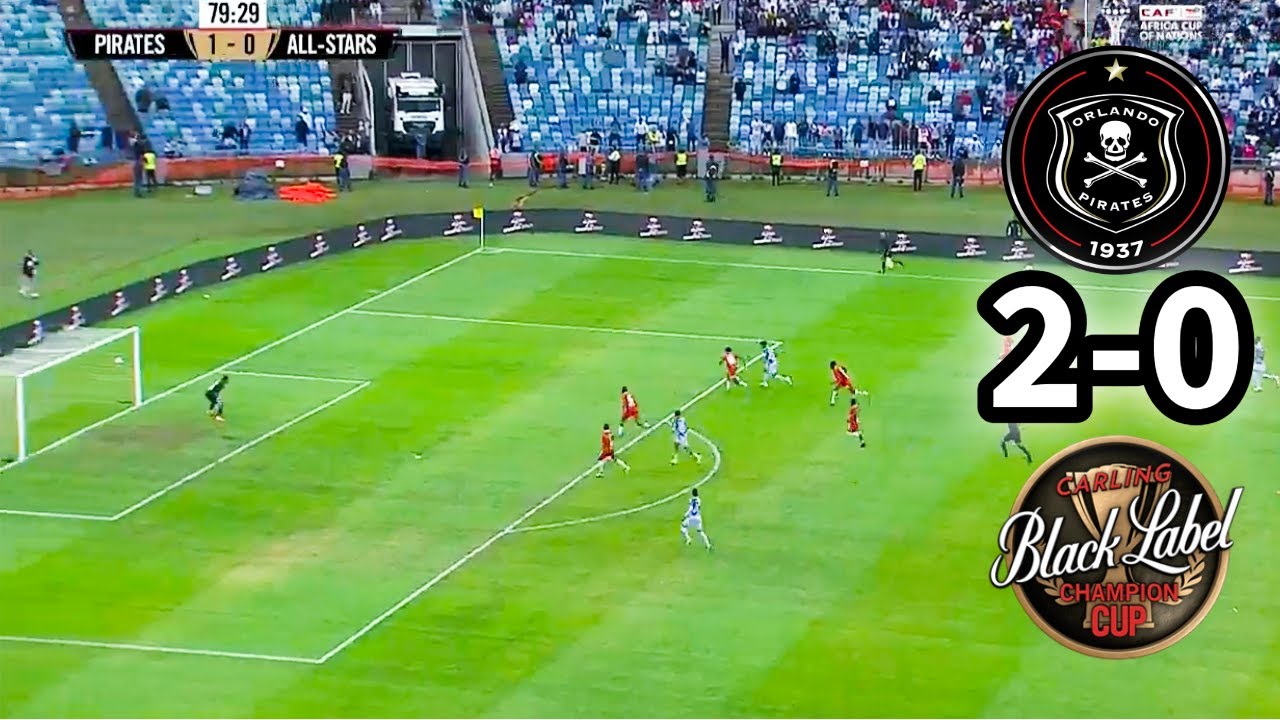 Orlando Pirates VS All Stars Carling - Carling Black label Knockout FiNAL - 13 December 2025