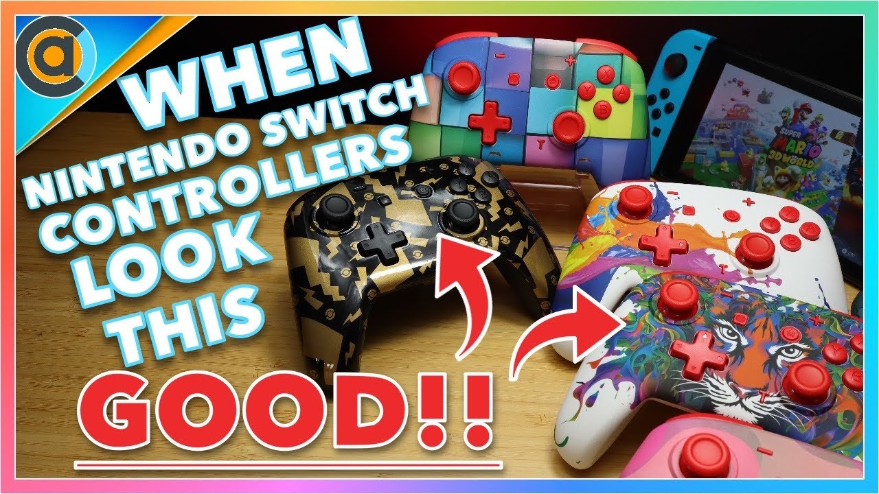 STUNNING Nintendo Switch controllers. Easy SMX YS06 - YouTube