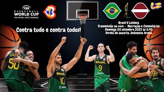 Brasil x Letônia ao vivo: onde assistir ao Mundial de Basquete online