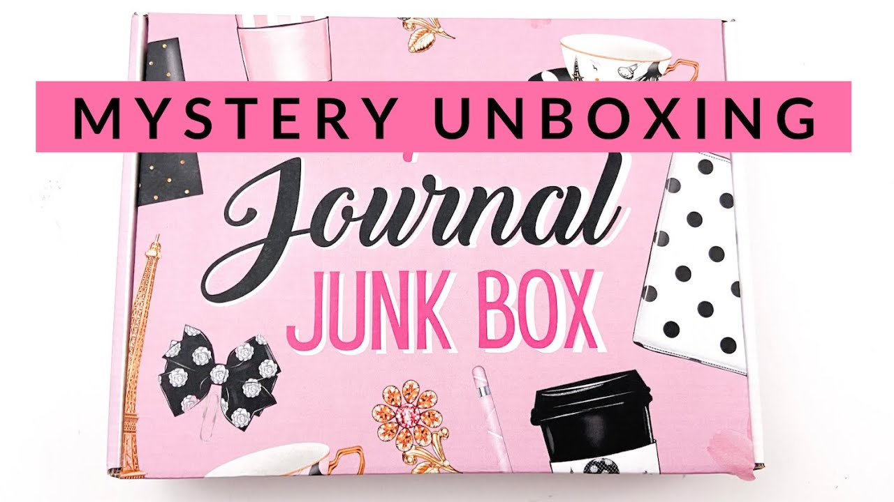 Unboxing Mystery Subscription Box from The Journal Junk Box