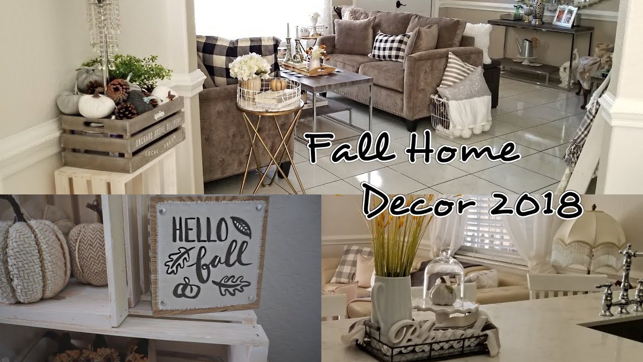 Fall Home Decor House Tour 2018  🍂🍁