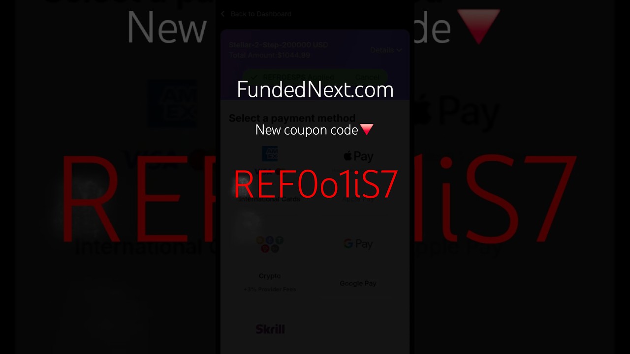 FundedNext Coupon Code 2025 | 5% OFF (Verified)