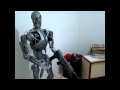 Terminator robot animatronic modeloT-800 finalizado