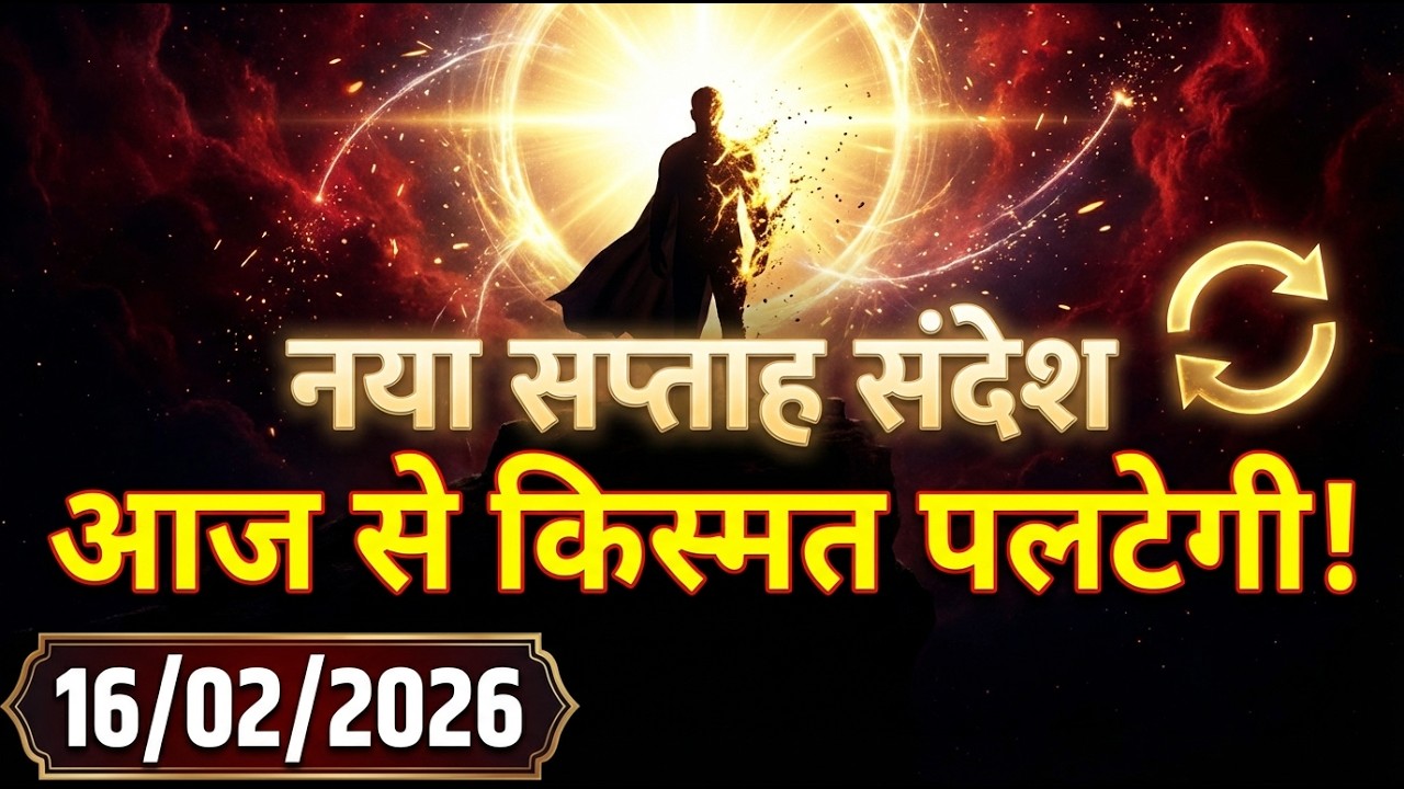 ✅️ 16/02/2026 का नया सप्ताह संदेश || आज से तुम्हारी किस्मत पूरी तरह पलट जाएगी 🔄✨| Universe Signals