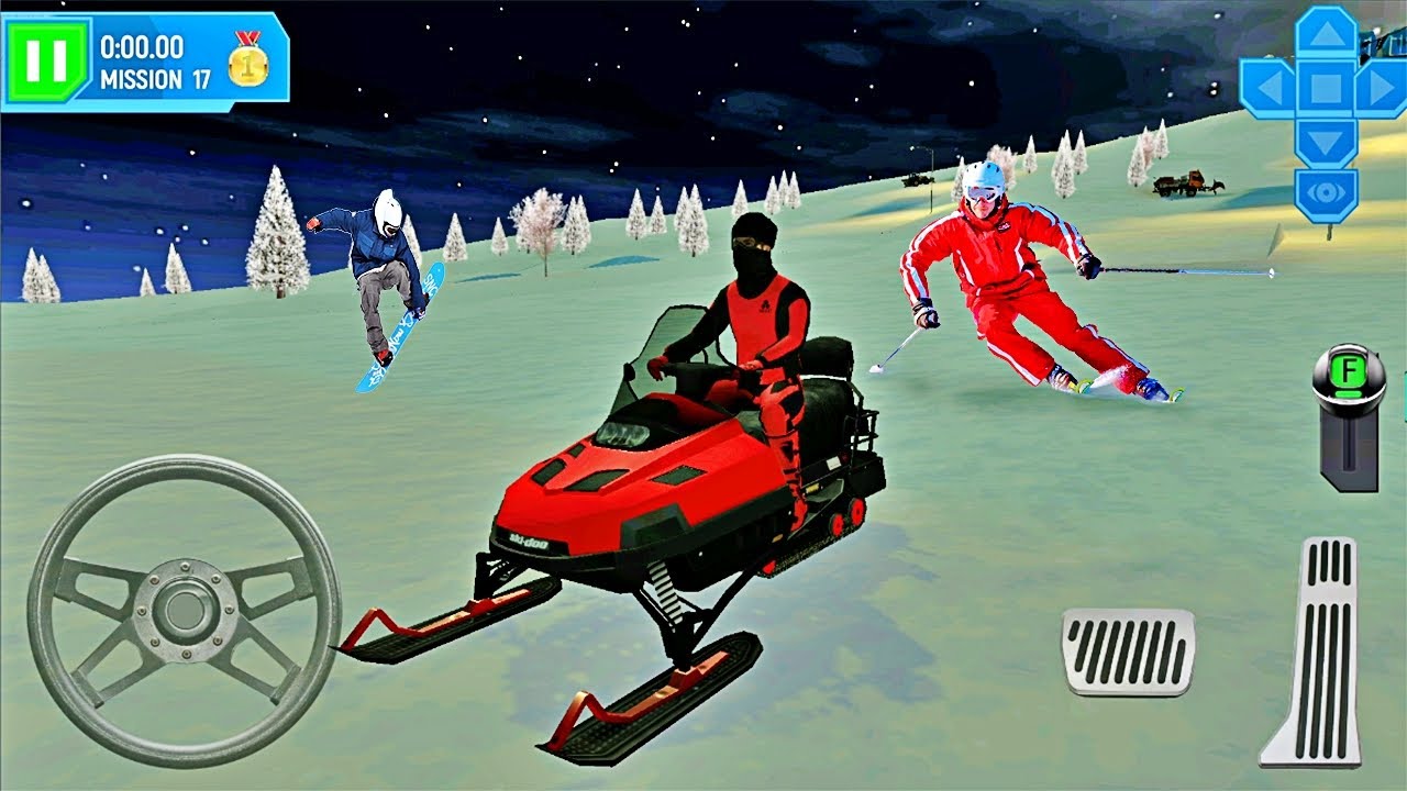 Snowmobile Mountain Driving - Ski Resort Driving Simulator Level 30 Best Android Gameplay 2022