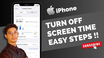 Turn Off Screen Time on iPhone !