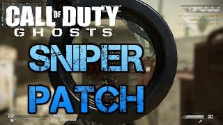 Snipers Being Nerfed Patched in Call of Duty Ghosts Sniper Quickscoping Gameplay