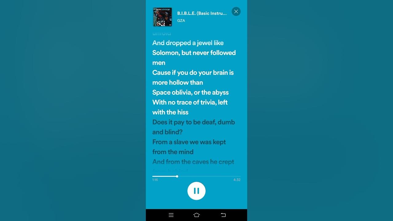 Gza Basic Instructions Before Leaving Earth Lyrics B.I.B.L.E (Basic Instruction Before Leaving) Lyrics - GZA, Killah