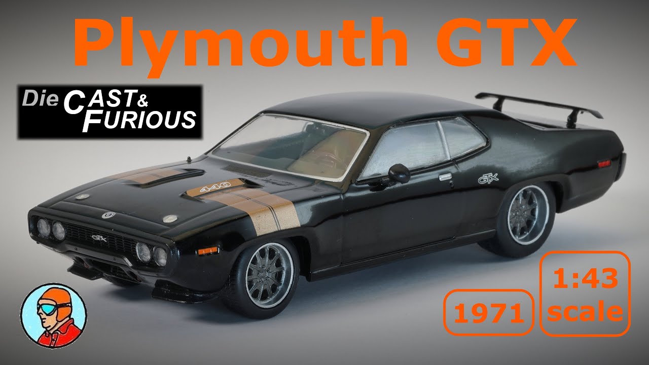 Plymouth GTX - 1/43 Scale model car - n. 16 Fast and Furious