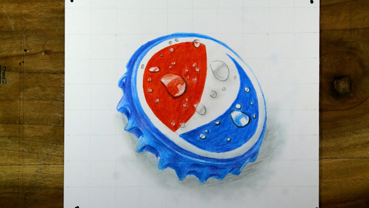  Menggambar  Tutup Botol menggunakan pensil warna YouTube