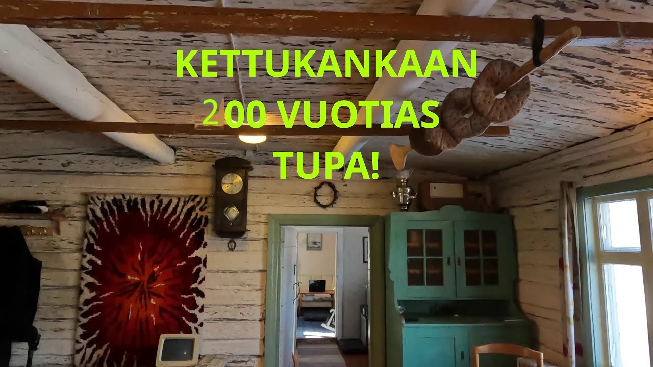 Lähes alkuperäinen 200 vuotta vanha talo