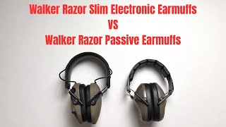 Walker Hearing Protection - Understanding the Difference Between   Electronic vs Passive