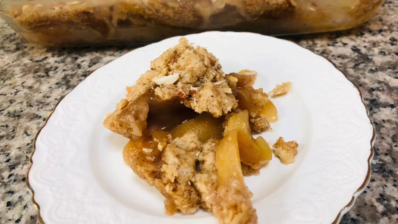 APPLE CRISP recipe (urdu recipe) YouTube