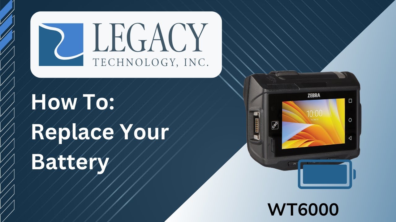 How To: Replace Your Battery | Zebra WT6000