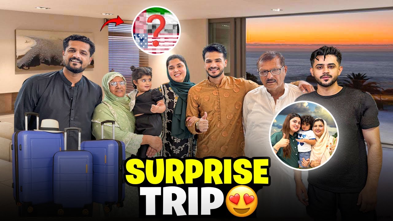 Family Ko New Trip ka Surprise De Diya ✈️ ||  Shopping Done 🛍️
