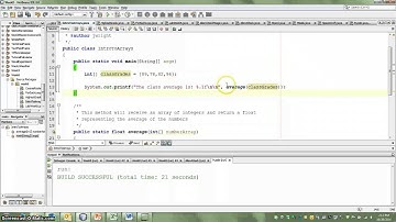 Week 8 - class lesson - Simple Arrays in Java