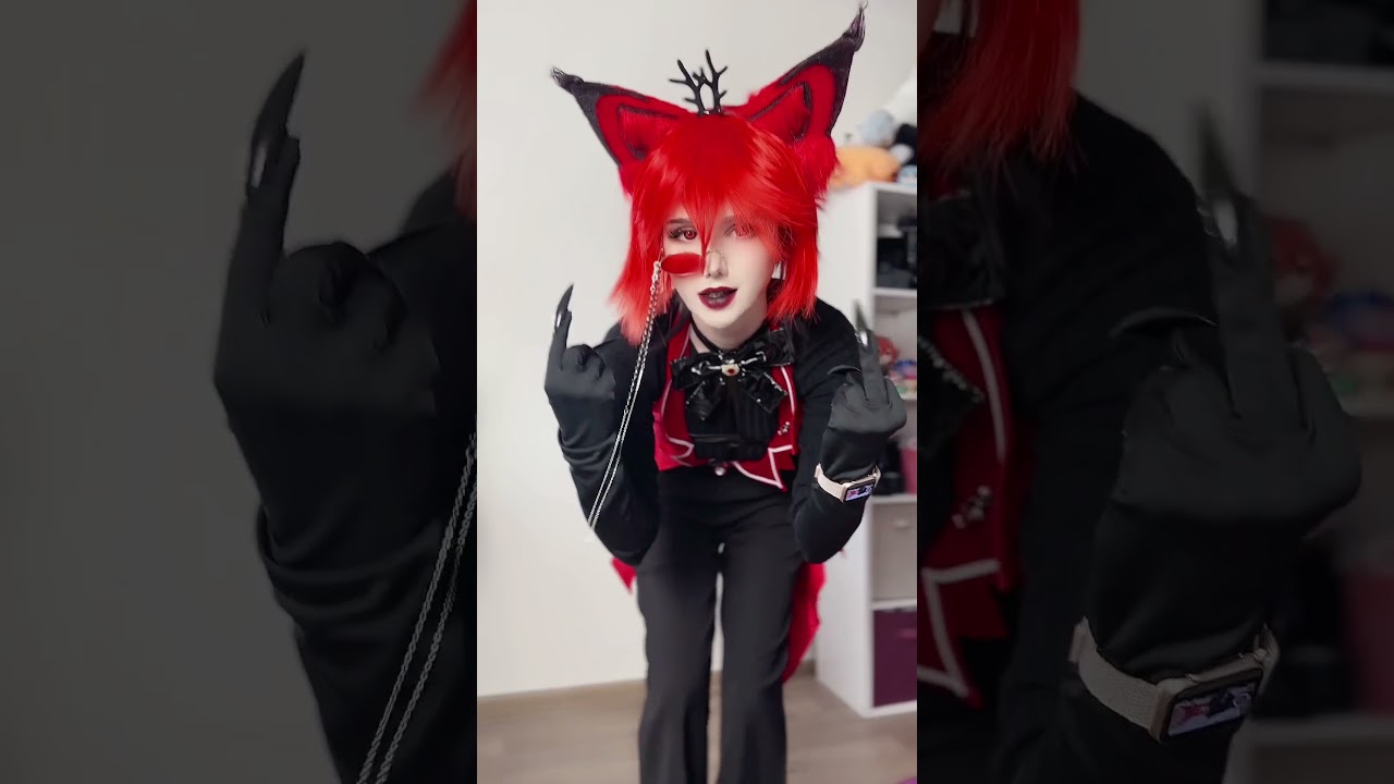 Alastor Cosplay xD #hazbinhotel #alastor #cosplayer #alastorcosplay #cosplay