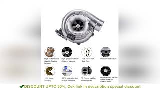 T70 Universal Turbo T3 V Band Exhaust Flange Twin-Scroll Turbocharger 500+HP