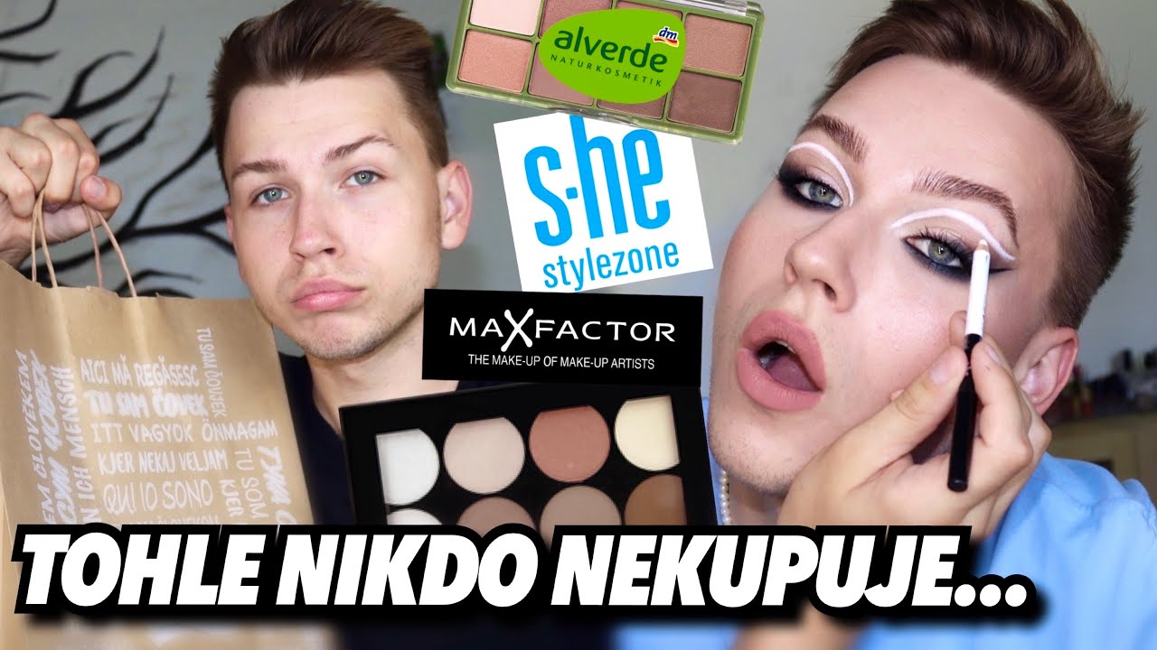 Testuju líčení značek, které nikdo nekupuje v drogerce 💀🛍 She, Alverde, Rival...