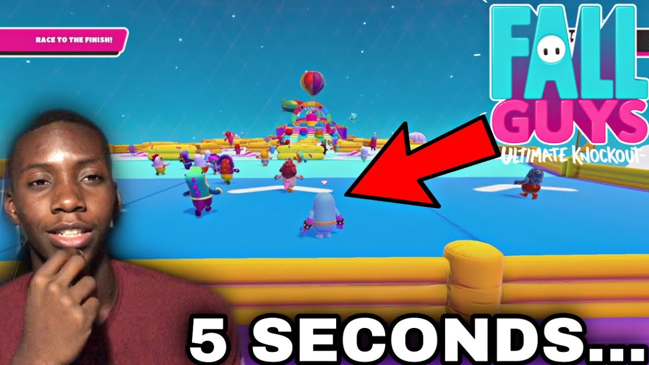 I GAVE MY OPPONENTS A 5 SECOND HEAD-START | Fall guys - YouTube