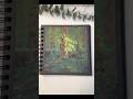 Oil pastel art peel off tape #shorts #painting #gouache #varshaartwork
