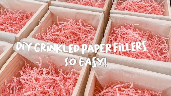 DIY gift fillers, How to make shredded/wrinkled paper, How to make gift  fillers