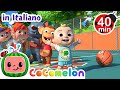 La canzone del basket  cocomelon italiano  canzoni per bambini