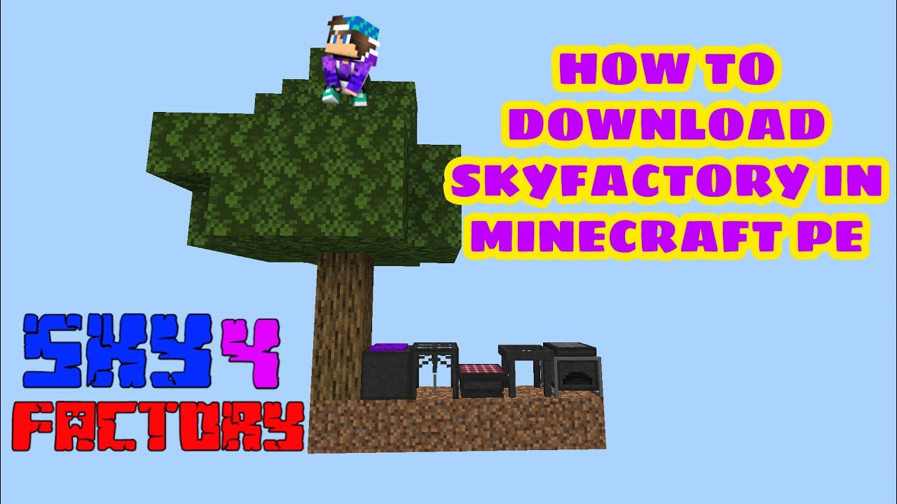 HOW TO DOWNLOAD SKYFACTORY IN MINECARFT PE | SECRET GAMING - YouTube