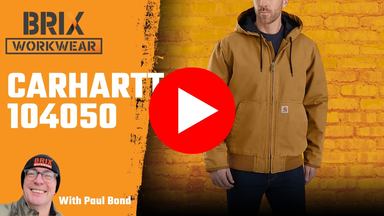 Carhartt 104050 Work Jacket, Insulated, Duck Canvas – BrixWorkwear