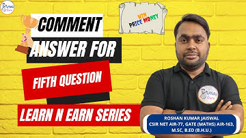 Learn n Earn series | Question No 5 | @eMathsGuru